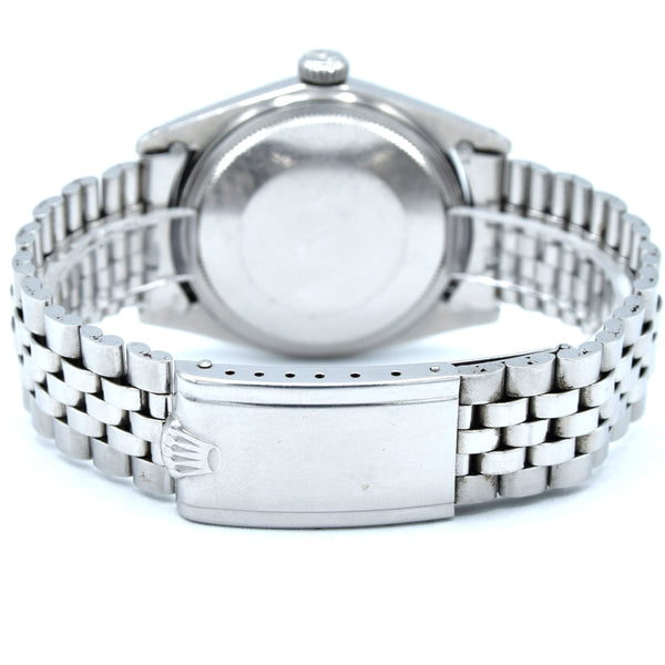 1970 Sharp Rolex Oyster Perpetual Datejust with White Gold Fluted Bezel