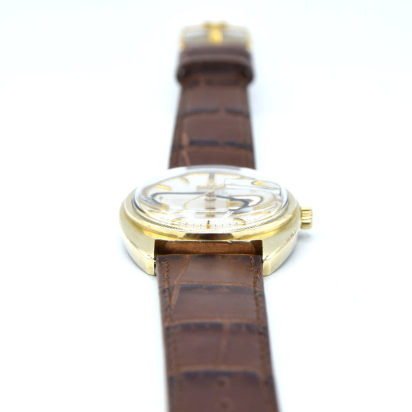 1968 Omega Constellation Auto Day - Date Model 168.029 'C Case' Wristwatch with linen Dial in Gold Capped Case