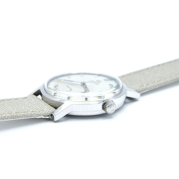 1971 Omega Geneve Automatic Date Model 166.070 with Stunning 'Mosaic' silver Dial caliber 565