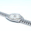 1970 Sharp Rolex Oyster Perpetual Datejust with White Gold Fluted Bezel "No Lume" Model 1601 in Stainless Steel on Jubilee Bracelet