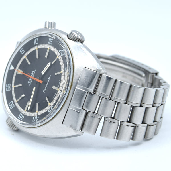 1968 Omega Seamaster large Chronostop Dive Style Watch Model 145.008 in Stainless Steel