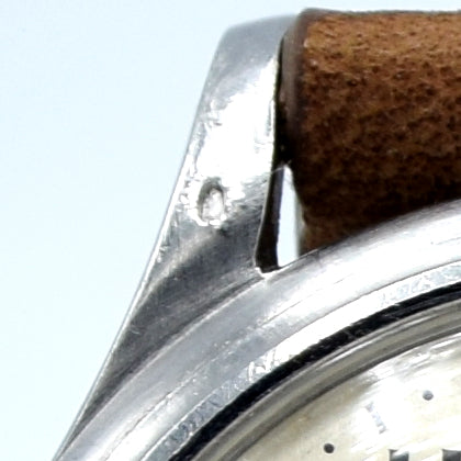 1944 WW2 Longines Manual Wind military style Wristwatch Model 63028 with Gorgeous Original Arabic Dial