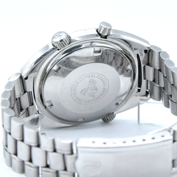 1968 Omega Seamaster large Chronostop Dive Style Watch Model 145.008 in Stainless Steel