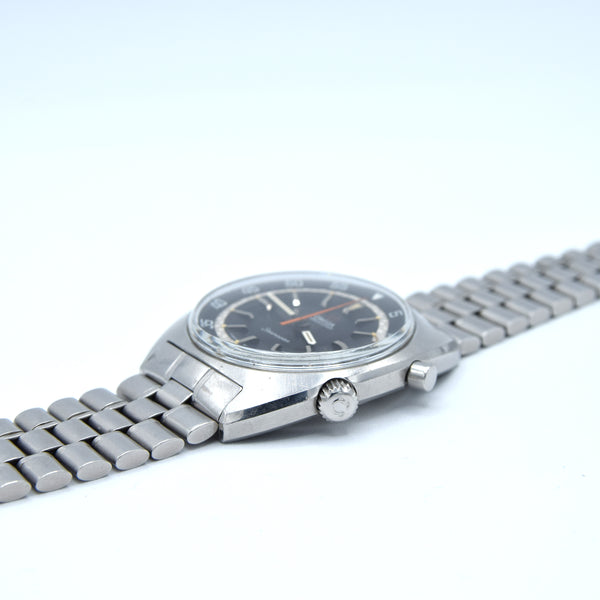 1968 Omega Seamaster large Chronostop Dive Style Watch Model 145.008 in Stainless Steel