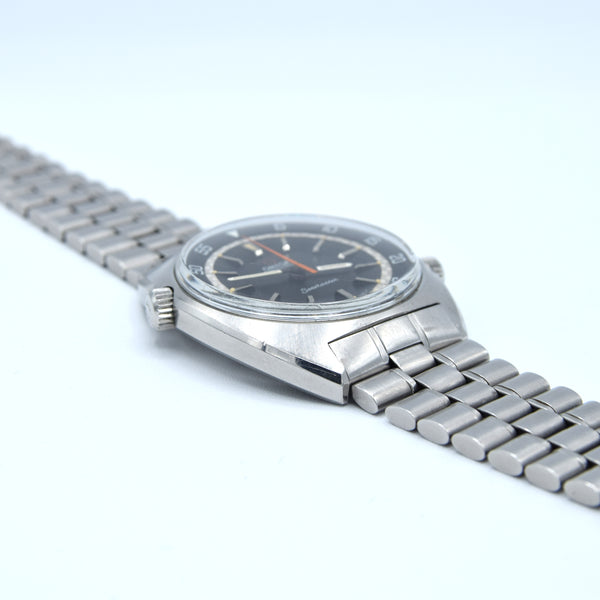 1968 Omega Seamaster large Chronostop Dive Style Watch Model 145.008 in Stainless Steel