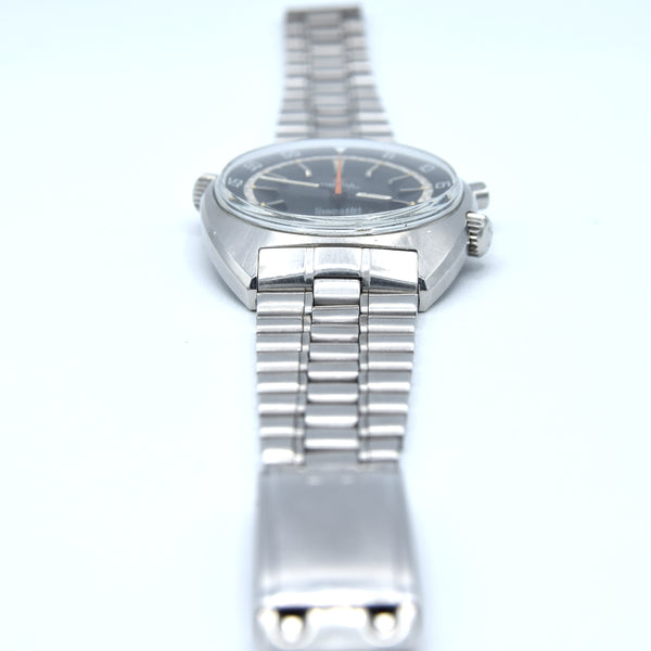 1968 Omega Seamaster large Chronostop Dive Style Watch Model 145.008 in Stainless Steel