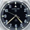 1973 Hamilton W10-6645-99 Mechanical British Military Issue Wristwatch with Hacking Seconds 1st Year of Production - Early issue number