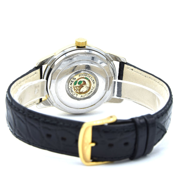 Stunning Gold capped Conquest Calendar Wristwatch Model 9007 - Dated 1959 with Original black dial