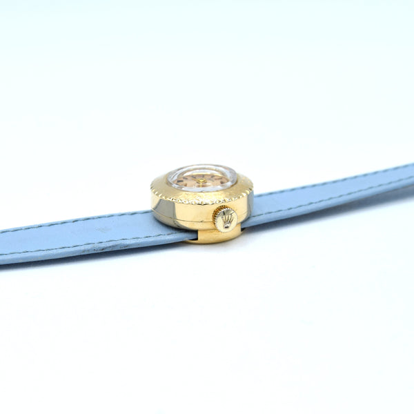 1970 Tudor Rare solid 18k Gold 'Chameleon, Yellow Gold Ref: 1859 with box and spare strap