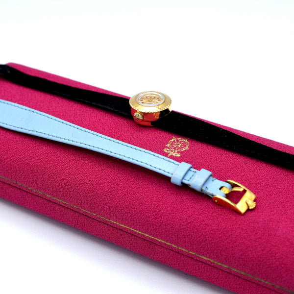 1970 Tudor Rare solid 18k Gold 'Chameleon, Yellow Gold Ref: 1859 with box and spare strap