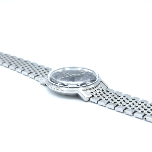 1965 Omega Automatic Seamaster De Ville date Full set  Model 166.020 in Stainless -  Box and Papers receipt