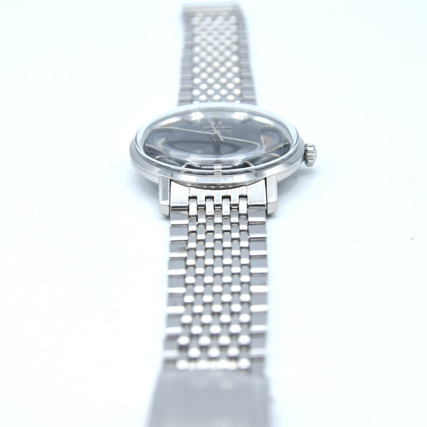 1965 Omega Automatic Seamaster De Ville date Full set  Model 166.020 in Stainless -  Box and Papers receipt