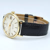 (RESERVED)1963 Omega Automatic Seamaster De Ville Date Model 166.020 in Solid 14ct Gold with omega box with Box