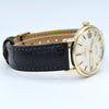 (RESERVED)1963 Omega Automatic Seamaster De Ville Date Model 166.020 in Solid 14ct Gold with omega box with Box