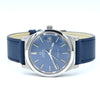 1972 Omega Genève Automatic Date in Stainless Steel Model 166.0168 with Original Omega blue dial
