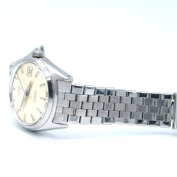 1958 Tissot T-12 Visodate ref - 67012-3 Automatic on Rare Sprung original Tissot Bracelet
