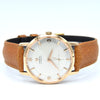 1958 Elegant Omega Automatic Dress Watch with stunning two tone Dial Model 2897 in 18k pink gold