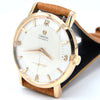 1958 Elegant Omega Automatic Dress Watch with stunning two tone Dial Model 2897 in 18k pink gold