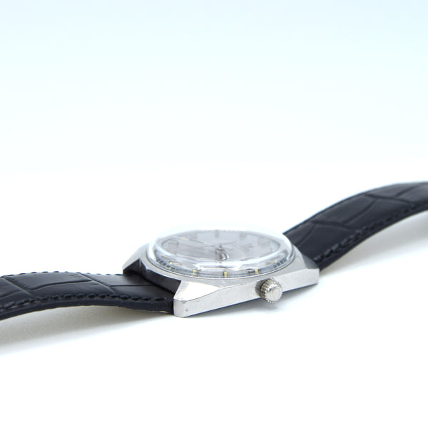 1968 Omega automatic cosmic date Model 166.022 in Stainless Steel Monocoque with two tone dial