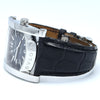 Bvlgari Assioma in Steel on Black Alligator Leather Strap with Blue Dial AA48S box & papers