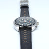 1974 Tissot Seastar Navigator Chronograph Wristwatch Model 40522 in Stainless Steel with Stunning Graphite grey Dial