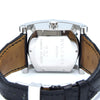 Bvlgari Assioma in Steel on Black Alligator Leather Strap with Blue Dial AA48S box & papers