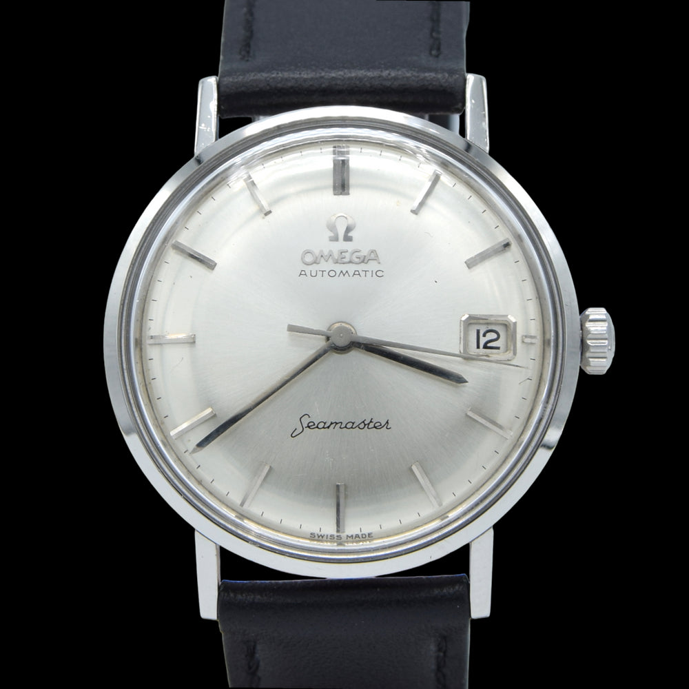 1961 Omega Seamaster date Automatic original silvered Dial Model 14770 Pre deville Cal 562