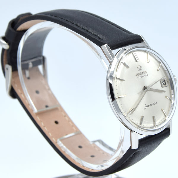 1961 Omega Seamaster date Automatic original silvered Dial Model 14770 Pre deville Cal 562