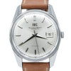 1968 International watch co automatic large wristwatch Ref. R820AD  Cal.8541B hacking cal in steel