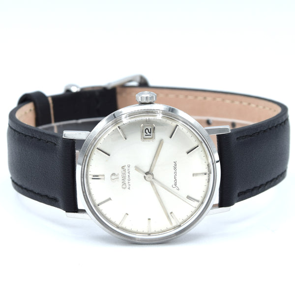 1961 Omega Seamaster date Automatic original silvered Dial Model 14770 Pre deville Cal 562