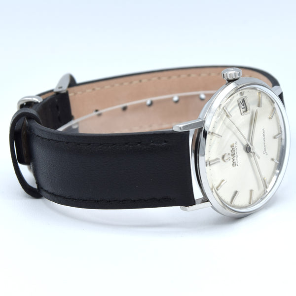 1961 Omega Seamaster date Automatic original silvered Dial Model 14770 Pre deville Cal 562