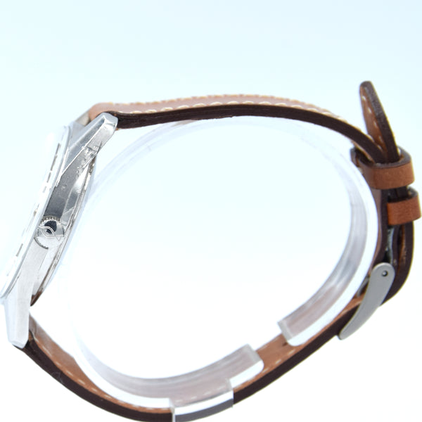 1968 International watch co automatic large wristwatch Ref. R820AD  Cal.8541B hacking cal in steel