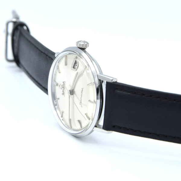 1961 Omega Seamaster date Automatic original silvered Dial Model 14770 Pre deville Cal 562