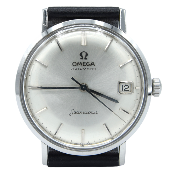 1961 Omega Seamaster date Automatic original silvered Dial Model 14770 Pre deville Cal 562