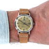 1961 Omega Seamaster date Automatic original crosshair patina silvered Dial Model 14770 Pre deville Cal 562