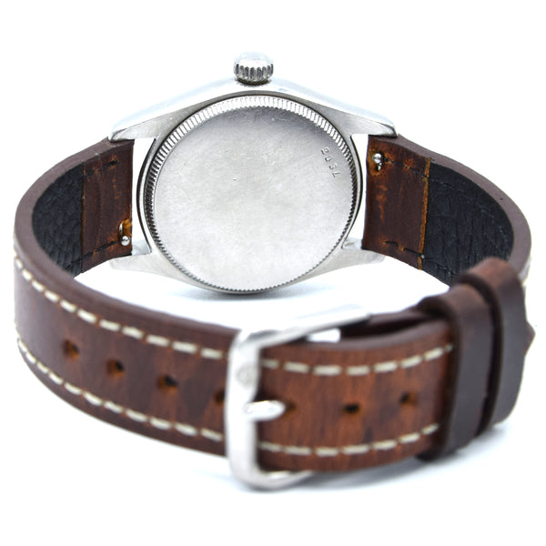 1950s Tudor Oyster Shock-Resisting 'All Arabic numerals' Steel Wristwatch Model 7803 32mm All original
