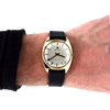 1972-73 Zenith solid 9ct gold Automatic Date 28800 Model S2078 Box - buckle - booklets