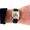 1972-73 Zenith solid 9ct gold Automatic Date 28800 Model S2078 Box - buckle - booklets