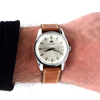 1968 International watch co automatic large wristwatch Ref. R820AD  Cal.8541B hacking cal in steel