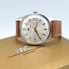 1968 International watch co automatic large wristwatch Ref. R820AD  Cal.8541B hacking cal in steel