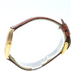 1968 Omega De Ville Unusual solid 18k Gold Tonneau Wristwatch Model 111.084 with sunbeam dial
