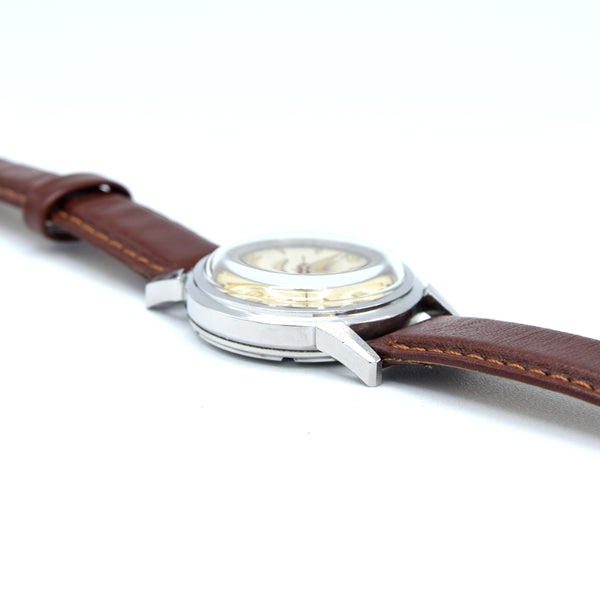 1951 Longines Manual Wind Wristwatch Model 6244 with Gorgeous Original Dial Cal 23zs