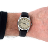 1961 Rolex Oysterdate Precision 6694 Wristwatch with baton Markers in Stainless Steel with raised Rolex original dial