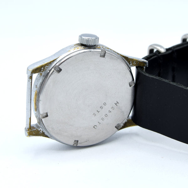 WW2 Helvetia Rare German Military army issue DH Type 2 Wristwatch Cal 82A 1940s