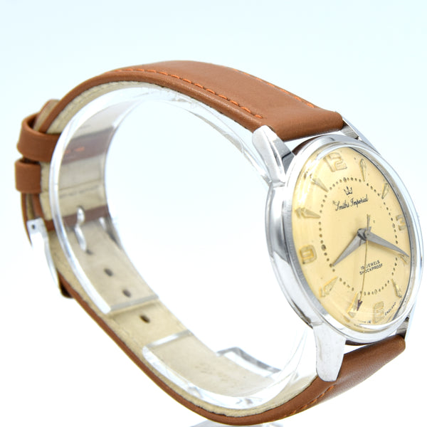 1950s Smiths Imperial all English made Wristwatch in Rarer Stainless Steel Circa 1958-60