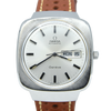 1975 Omega Genève Automatic Large Day/Date Model 166.0170 with Silvered Dial in Stainless Steel with Hooded Lugs
