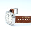 1975 Omega Genève Automatic Large Day/Date Model 166.0170 with Silvered Dial in Stainless Steel with Hooded Lugs