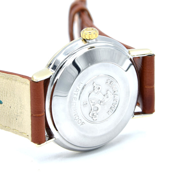1961 Omega Seamaster Automatic Date Model 14770 in Stainless Steel and Gold Pre DeVille