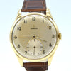1950 Jumbo Omega with Sub Seconds Arabic numerals Model 2620 in solid 18ct yellow Gold Case