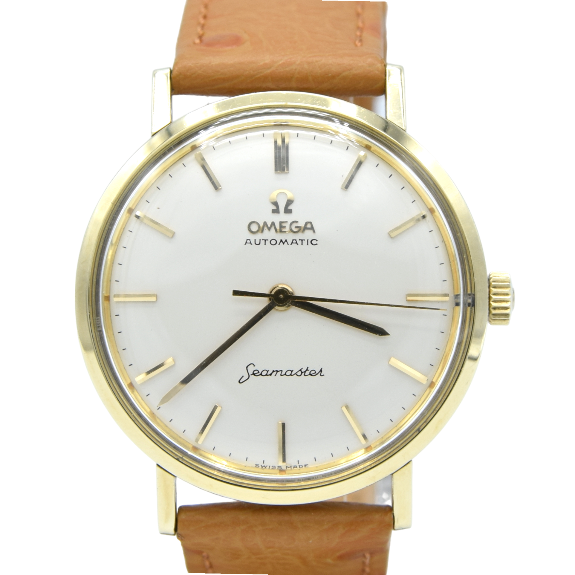 1959 Omega Seamaster automatic Immaculate Model 14765 in Stainless Steel and Gold Pre DeVille
